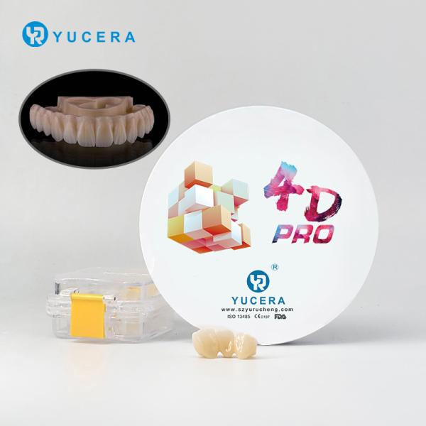 Yucera Cheap Zirconia Block Dental Electric Dental Consumables Ceramic 4D Pro Zirconia Block