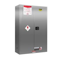 Armoire de rangement en acier chimique inoxydable avec poignée en retrait pour la sécurité