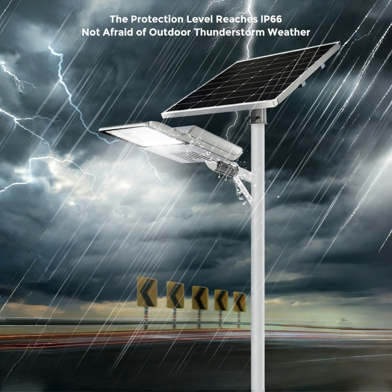 IP66 Waterproof Split Solar Street Light 5000LM for Road, Parking Lot, Garden