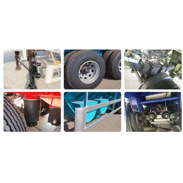 3/4/5/6 Axle Number Tri Axle 50 Ton Heavy Duty Dump Trailers Mining Tipper Truck Trailer