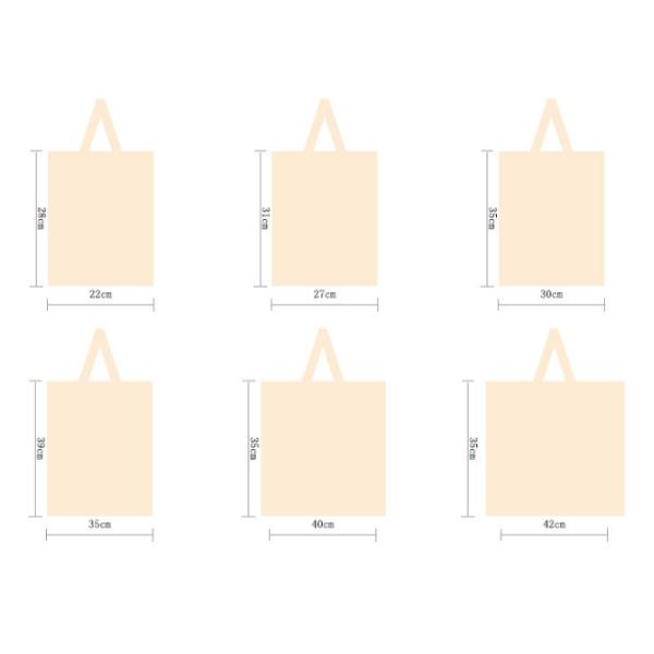 high quality reusable canvas shopping bag ladies tote bags with zipper fashionable cotton handbag school bag for kids