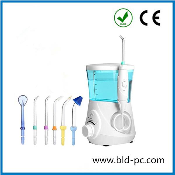 LED Flash Tongue Cleaner Oral Irrigator Dental Care water pick Dental Flosser with 7 Nozzles