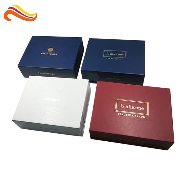 Elegant Design Luxury Jewelry gift Packaging Boxes Embossed Hot Stamping Style