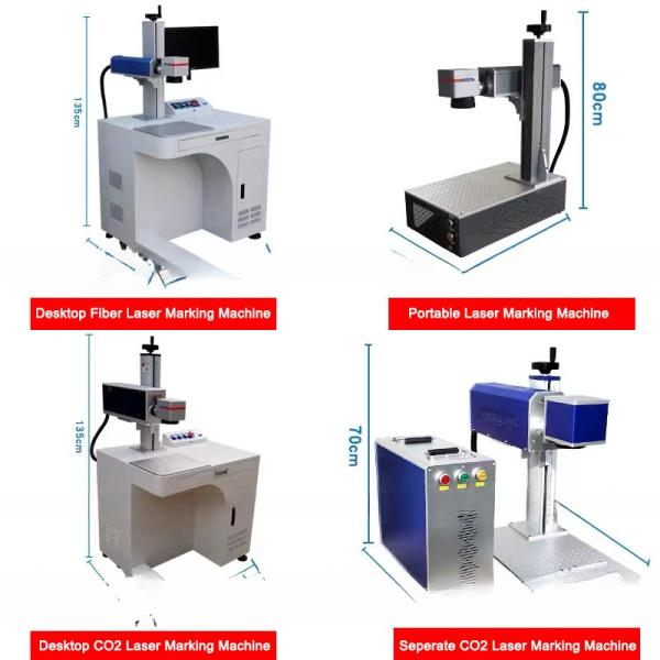 Fiber Laser Marking Engraving Machine For Metal Logo Nameplate 10W 20W 30W 50W