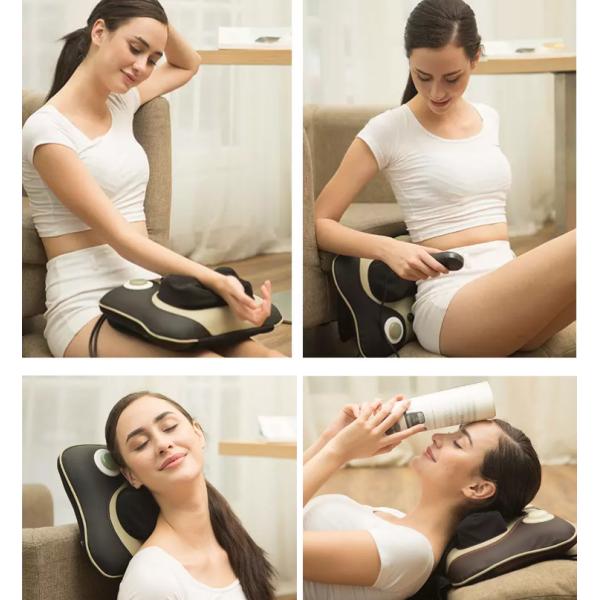 PU Cover Electric Massage Pillow , Home Massage Pillow With Dust Proof Decompression