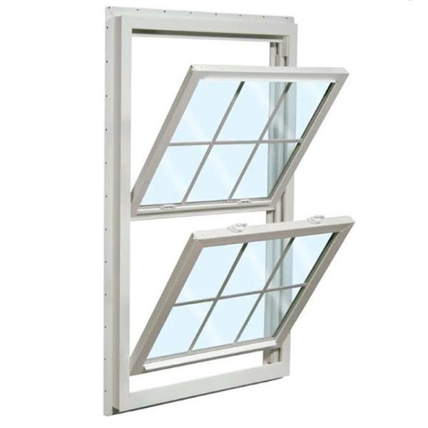 White Magnetic Screen Double Hung Sash Windows for School Renovation Project Construction