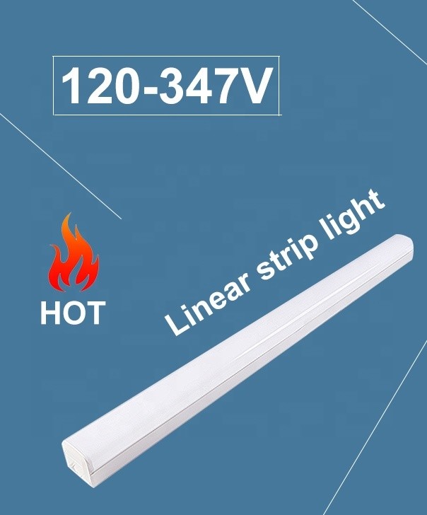 PC Material 25W 3CCT 2FT LED Linear Strip Light Fixtures for Commercial and Industrial