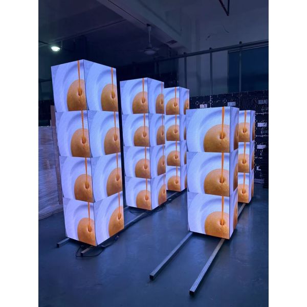 Right Angle Led Video Wall Display P2.5 Curve Led Screen for Shopping Malls