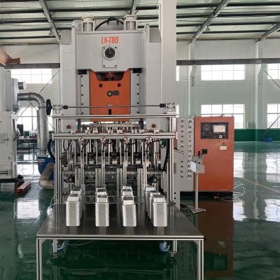 Recipiente de alimento 26KW de alumínio que faz a máquina 12000pcs/H a capacidade de produção alta