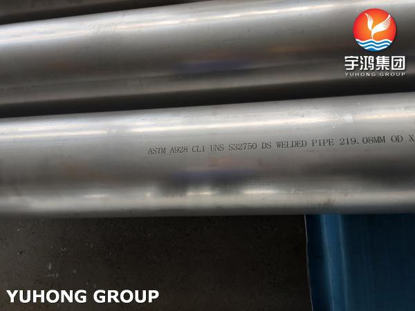 ASTM A928 Class 1 S32750 Duplex Stainless Steel Welded Pipe
