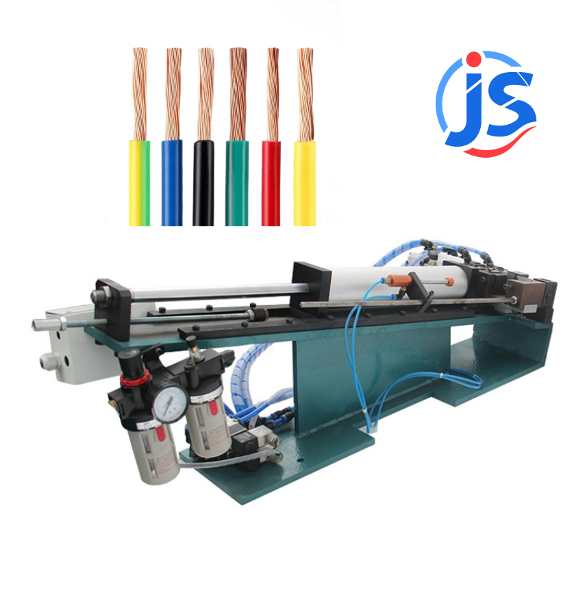2 In 1 Semi Automatic Stripping Machine Custom Wire Stripping And Cutting Machine Lightweight