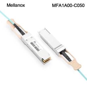 QSFP LSZH Mellanox AOC Active Optical Cable MFA1A00-C050 100GbE 50m new and