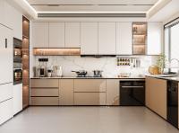 Wholesale Wood Kitchen Furniture Hotel Apartment Kitchen Cabinet Home Use