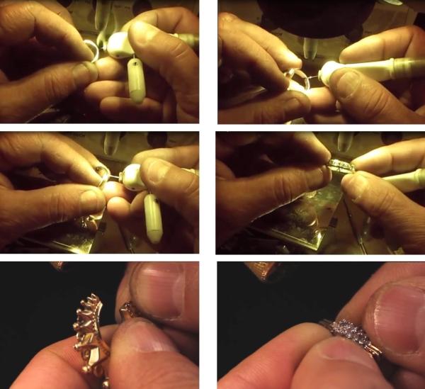 200W Jewelry Laser Welding Machine for Silver Gold Chains Necklaces 0.5-10ms Pulse Width Focal Spot Diameter of 0.2 2.0 mm