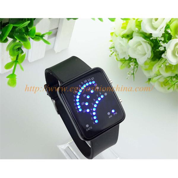 E Go Fashion OEM Watches for Man Sports Watch Quartz Analog Watch LED Watch Silicone Watch