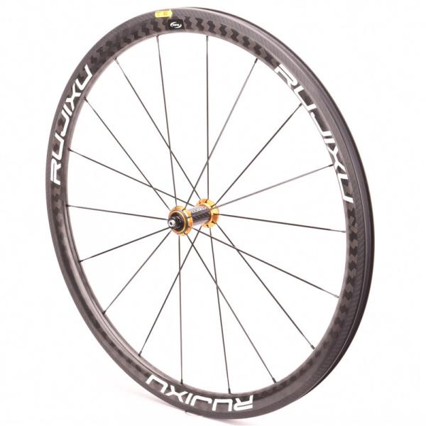 Jeu de roues de vélo en fibre de carbone 700C avec 18/21 rayons, rayons Pillar, roulements céramiques, pour cyclisme sur route