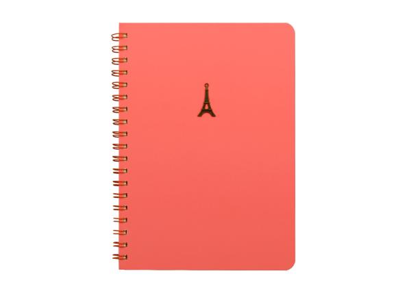 Promotional Spiral Bound Book Printing Double Metal Decoration 8X10