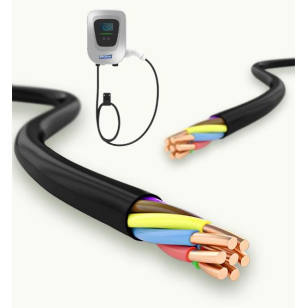 Three 3 Phase 22kw Ev Charger Wall Mount Home Ac Gbt Type 1 Type 2 Car With Rfid Card