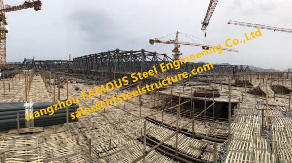Bespoke Design Metal Steel Buildings With Q235B / Q345B Material , Long Lifespan