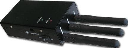 2.4W WIFI GPS 3G Portable Cell Phone Signal Jammer / Blocker EST-808HE