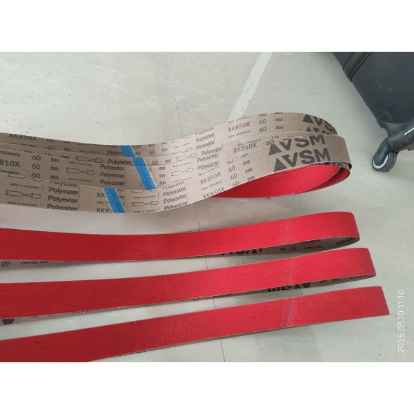 3x18 Ceramic Abrasive Sanding Belt 24 Grit-120 Grit For Steel Polishing