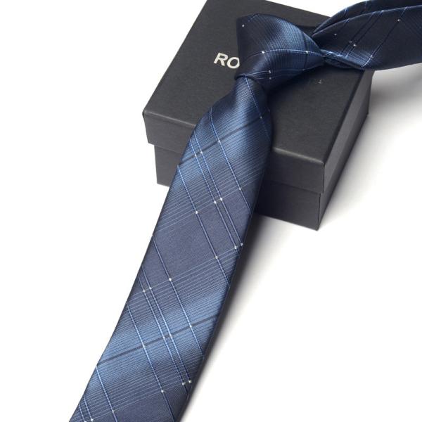 Прочные мужские стройные галстуки для свадебных костюмов тканые шелковые галстуки в изысканной подарочной коробке