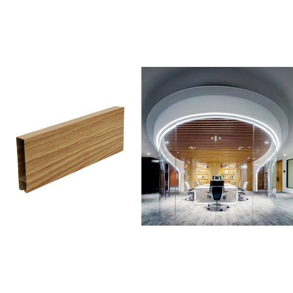 25mm to 150mm Width Aluminium Linear Ceiling Baffles Sound Absorbing Acousticperformance Perfect for in Libraries and Study Areas