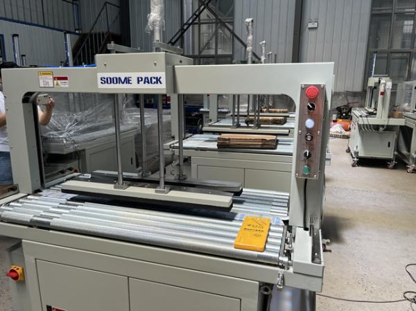 1250 Type Offline Carton Box Strapping Machine Bundle Corrugated Sheet