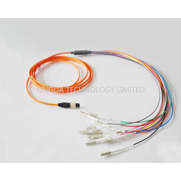 MTP к кабель тележки волокну LC/SC/ST/FC, гибкий провод волокна проводки 12 стандартов