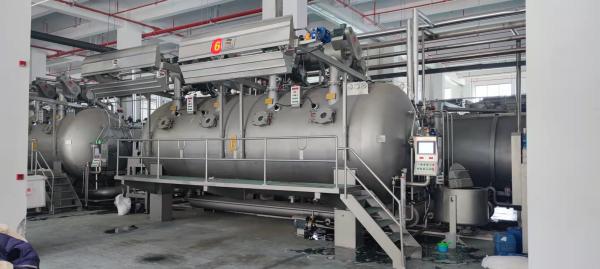 Machine de teinture de fil HTHP à haut rendement Système de contrôle entièrement automatique