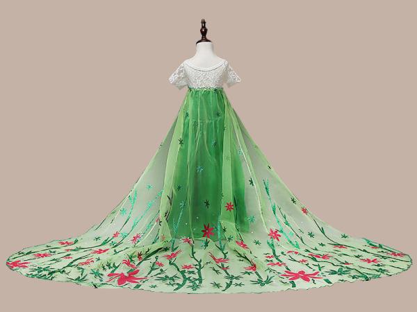2016 Summer New Children Dresses For Girls Elsa Dress Princess Anna Cosplay Costume Baby Kids Clothing Vestido Infantis