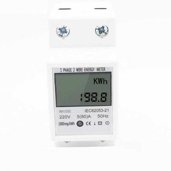 High Quality Single Phase Industrial Watt Hour Meter with LCD display