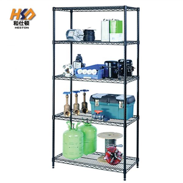 600MM 1.2M Chrome Metal Storage Wire Shelves Heavy Duty 4 Tier