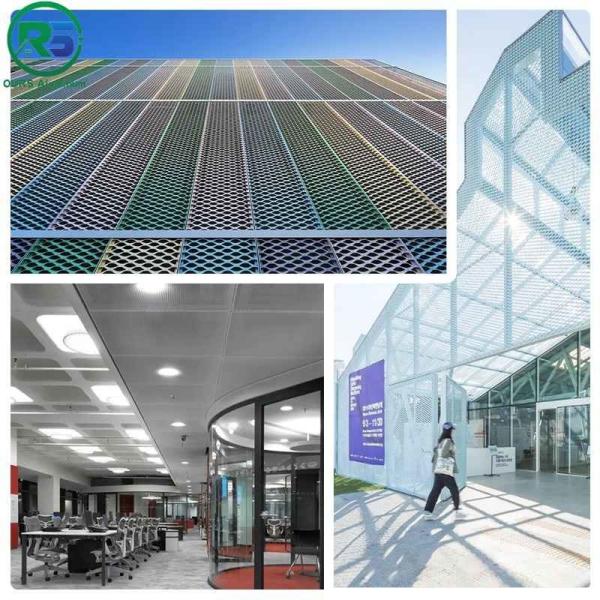 лист покрытия порошка 4mm алюминиевый расширенный приостанавливал плитки потолка металла