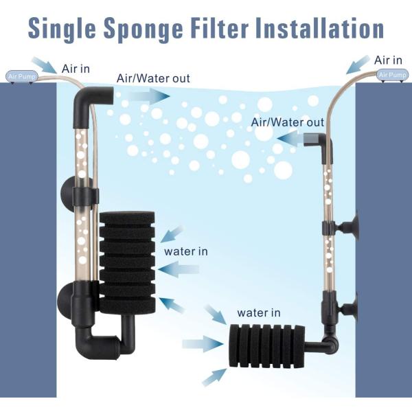 Betta Shrimp Bio Sponge Filter Aquarium