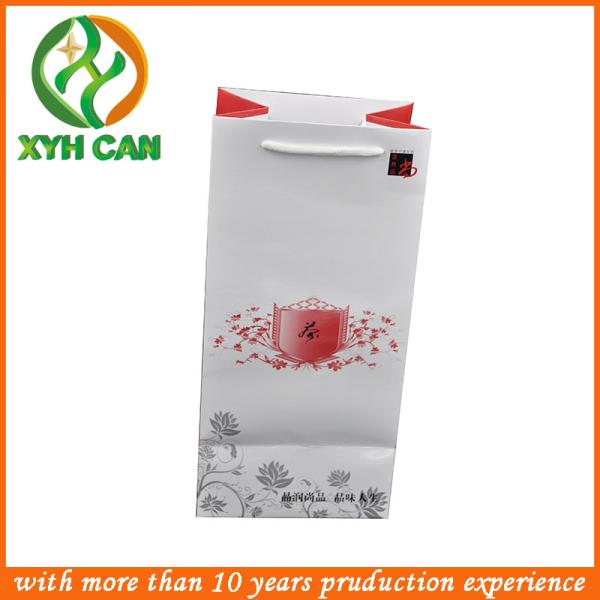 Tea Tin Can Tall Round Canister Recyclable Vintage Tinplate Box for Food Tea