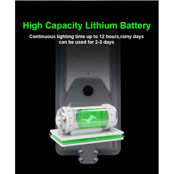 KCD Durable Body Outdoor Highway Pathway Waterproof IP65 400W 500W All In One Solar Street Lights Solar Induction