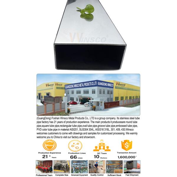 0.8mm-5.0mm Thickness Inox Flat Tube 100mmx50mm Large Size Stainless Steel Rectangular Pipe 201 304 316 Grade