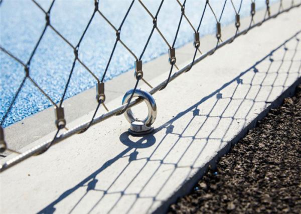Stainless Steel Architectural Wire Mesh Flexible Facade 25x25mm For Safety
