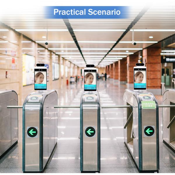 Киоск блока развертки температуры киоска температуры распознавания лиц операционной системы андроида лицевой