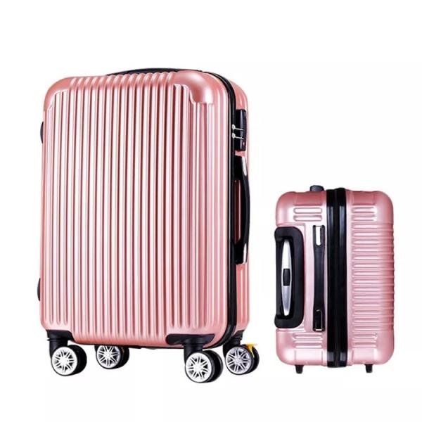 PC Polycarbonate Travelling Luggage Set Of 3 Pieces Shiny Surface Girls Suitcase Hardside Trolley