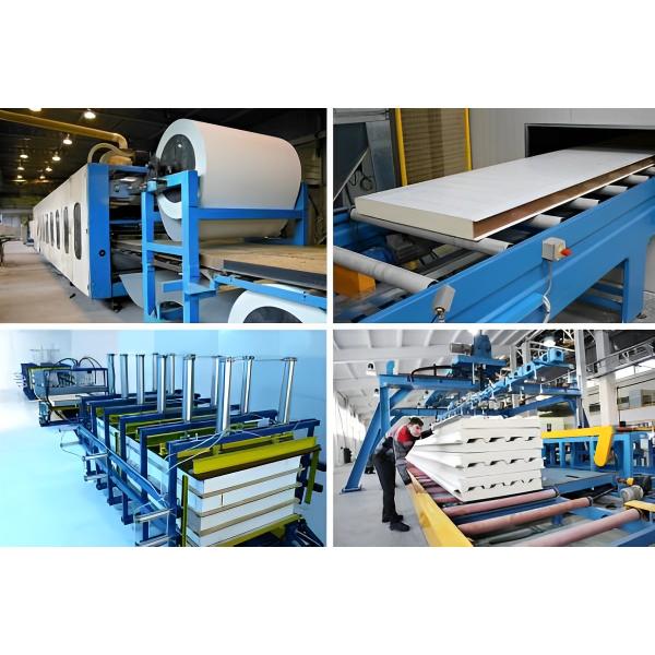 Уменьшение шума Изоляционная панель из каменной шерсти для толщины стали 0,4 - 0,8 мм