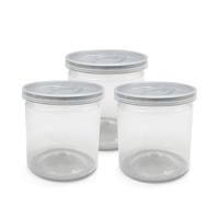 Más popular 4 oz 8 oz de cristal de plástico para mascotas de calidad alimentaria