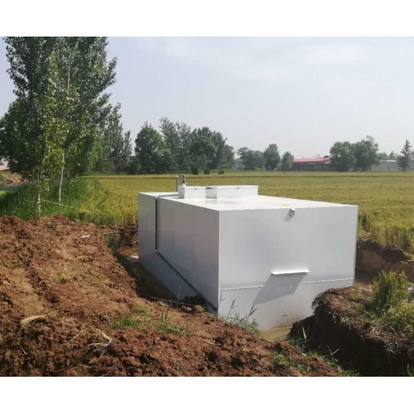 Containerized MBBR MBR Sewage Hotel Wastewater Treatment System 380 Volt
