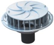 PN6 50mm 90mm 110mm HDPE Draining Fittings Siphon Flat Roof Drain