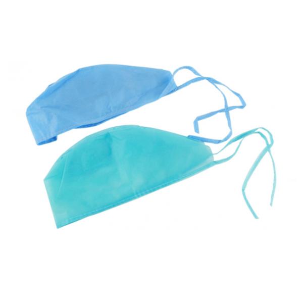 Spunbond Disposable Non Woven Cap For Surgical Nurse 20g 25g 30g