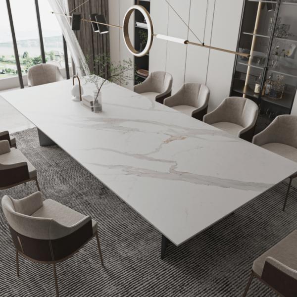 Table à manger en bois de luxe OEM ODM