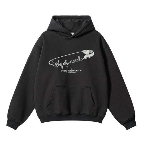 Custom Logo Hoodie with Multiple Fabric & Color Options | Low MOQ Wholesale Sweatshirt
