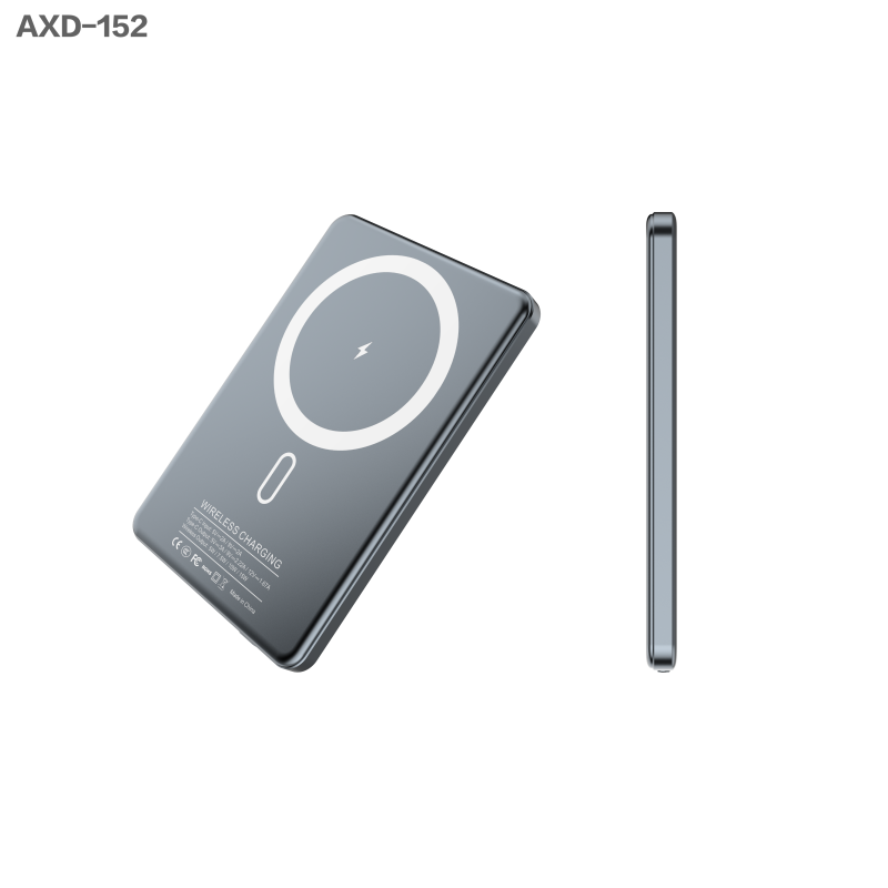 BST-152 5000mAh 6.7mm Ultra-Slim Magnetic Wireless Power Bank, 20W PD Fast Charging Portable Charger