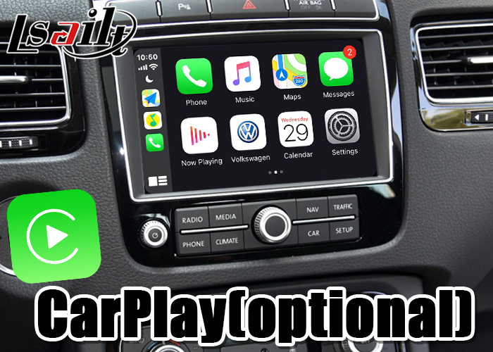 Интерфейс мультимедиа андроида Lsailt CarPlay& видео- для поддержки YouTube Tourage RNS850 2010-2018, игры Google